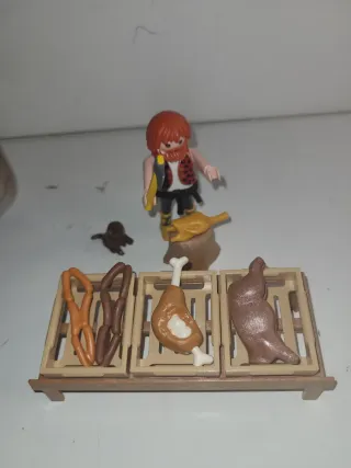 Lote 38. Carnicero playmobil