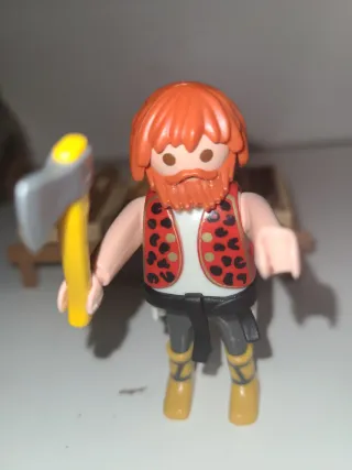 Lote 38. Carnicero playmobil