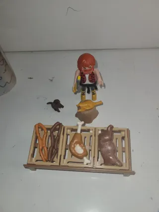 Lote 38. Carnicero playmobil