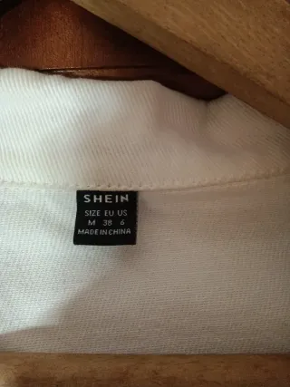 Tejana blanca corta mujer