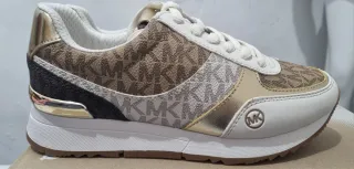 Zapatillas Michael Kors Marrones y Doradas