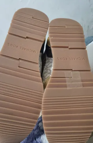 Zapatillas Michael Kors Marrones y Doradas