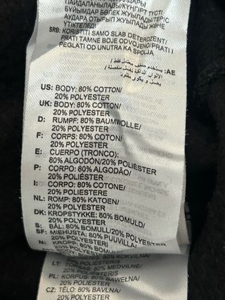 Sudadera Adidas Negra Talla S