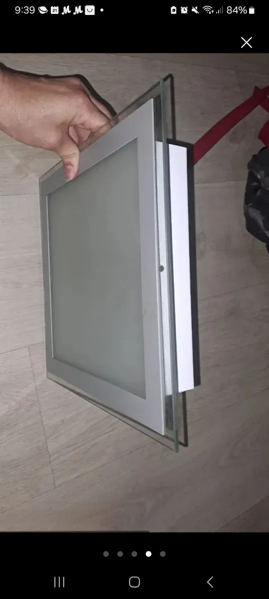 Pack 2 Lámparas cuadradas 20x20cm