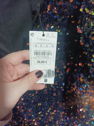 Vestido de fiesta lentejuelas