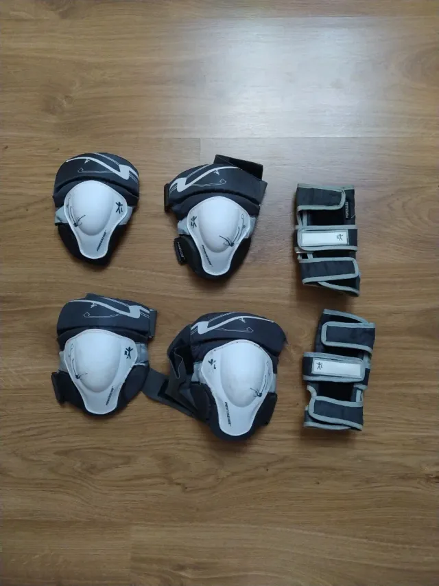 Patines en línea azules y grises talla 35-38