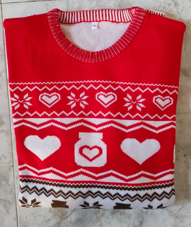 Maglione di Natale Nutella Taglia M e L