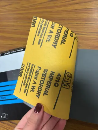 2 Cajas Papel Lija 3M 09546 Micro Fine 2000