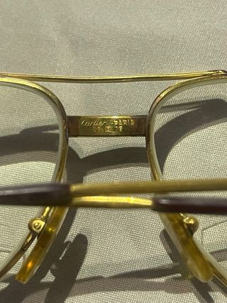 Gafas Cartier Doradas Aviador