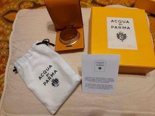 Sveglia da viaggio Acqua di Parma in argento