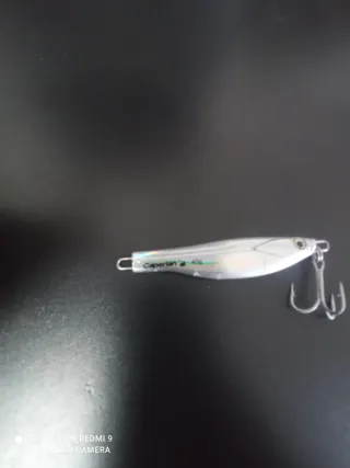 Señuelo Jig 40g + Plumas Curri