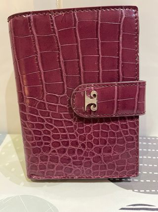 Cartera Pierre Cardin granate mujer sin estrenar