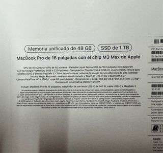 MacBook Pro 16 M3 Max • 48GB RAM • 1TB SSD
