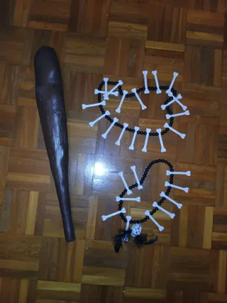 Lote Accesorios Disfraz Troglodita/Picapiedra