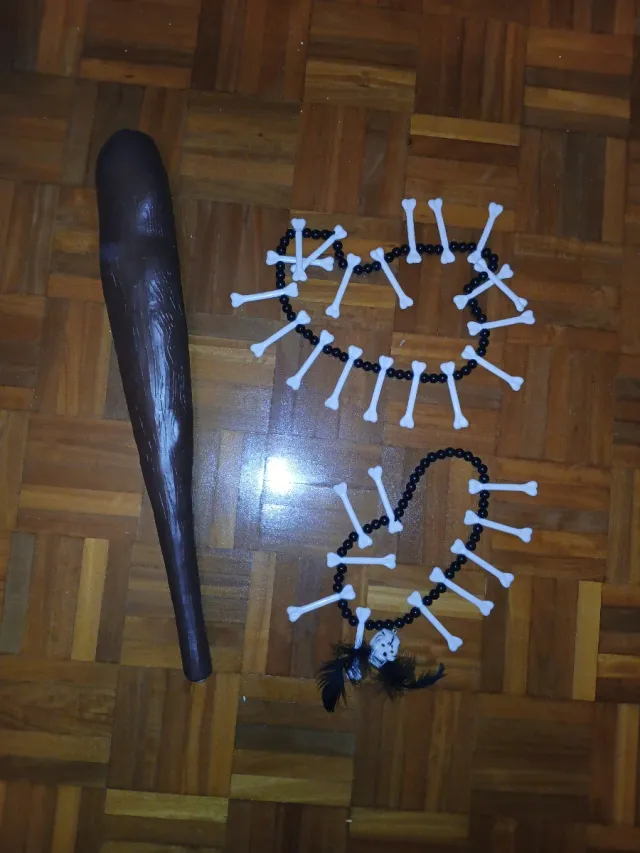 Lote Accesorios Disfraz Troglodita/Picapiedra