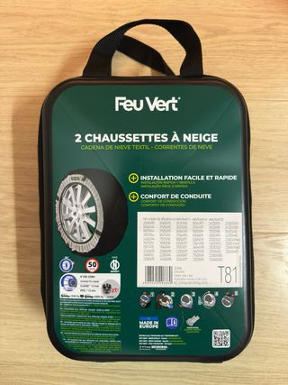 Cadena de Nieve Textil FEU VERT T81