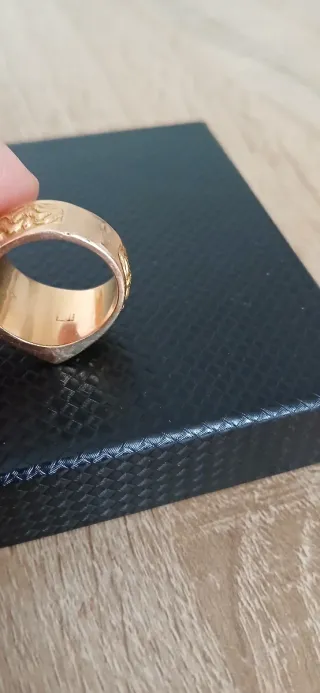Anillo Sello Oro 18k