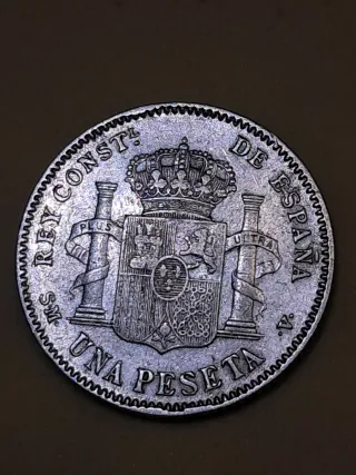 1 Peseta 1900.Alfonso ,XII