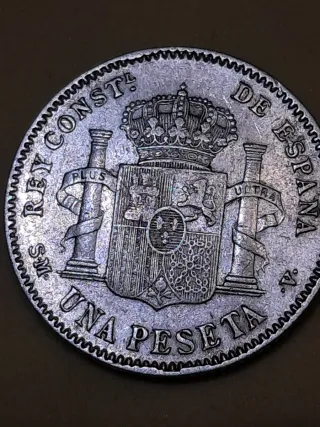 1 Peseta 1900.Alfonso ,XII