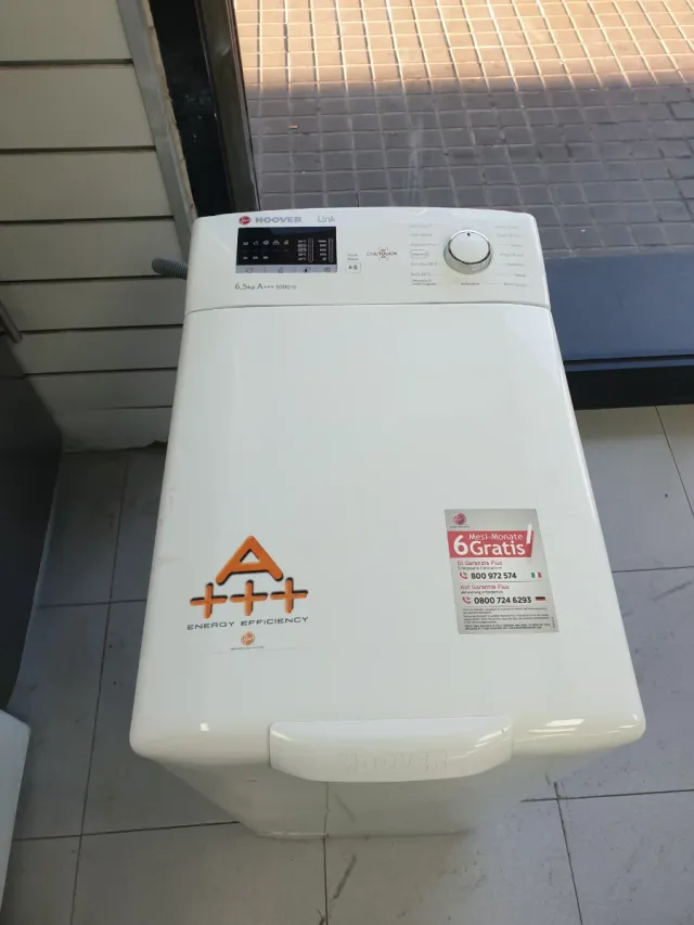 Lavadora Hoover Carga Superior 6.5kg con garantía