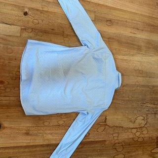 Camisa Inextenso azul con puntos blancos