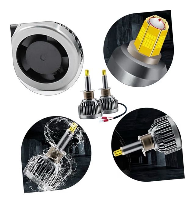 NUOVO! Set 2 luci LED H1 con ventilazione nuovi