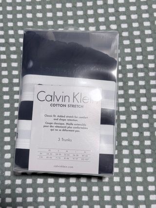 Calvin Klein 3 Trunks Algodón Talla XL