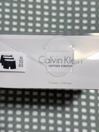 Calvin Klein 3 Trunks Algodón Talla XL