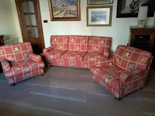 Set da salotto vintage floreale