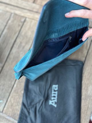 Bolso cartera fiesta Aura azul