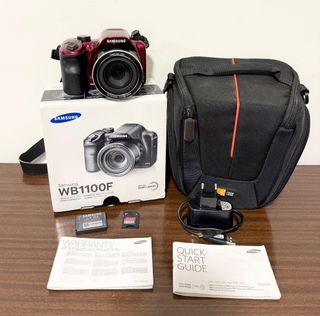 Samsung WB1100F Fotocamera Bridge Rossa 16.2 MP