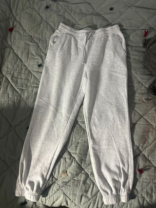 Pantalón de chándal gris talla S