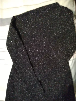 Vestido corto brillante Zara