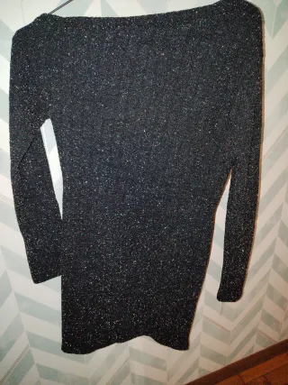 Vestido corto brillante Zara