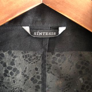 Chaqueta Síntesis Organdí Negra Talla Única