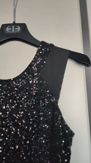 Abito  paillettes nero