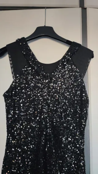 Abito  paillettes nero