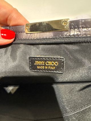 Bolso de mano Jimmy Choo rayas