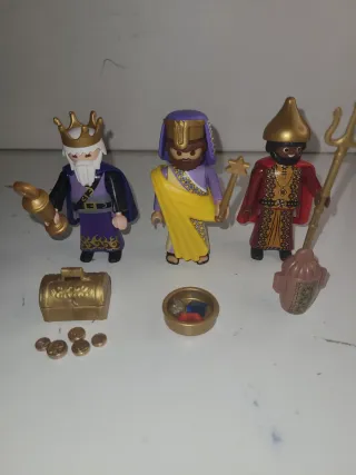 Lote 51. Reyes Magos Playmobil