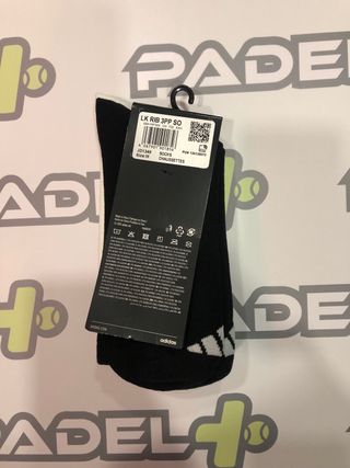 Calze Adidas 3 Paia tg M Bianche e nere