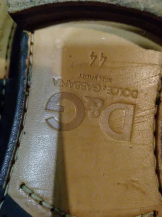 Zapatos de vestir negros DOLCE & GABANA