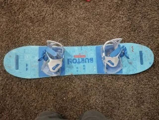 Snowboard 90cm Niños Burton After School+fijacion