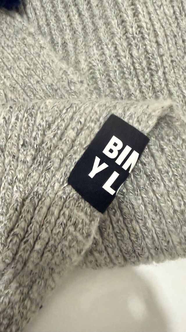 Bufanda Bimba y Lola Gris Pompones