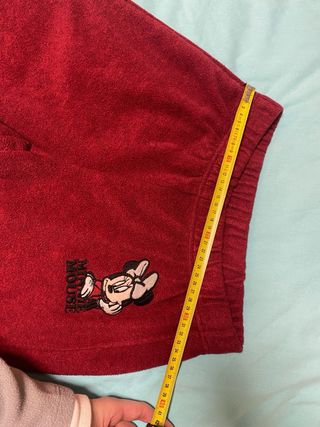 Pijama polar Minnie Mouse burdeos