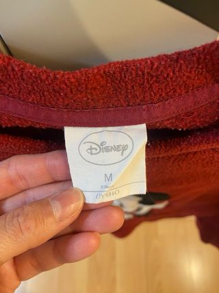 Pijama polar Minnie Mouse burdeos