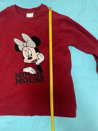 Pijama polar Minnie Mouse burdeos