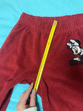 Pijama polar Minnie Mouse burdeos