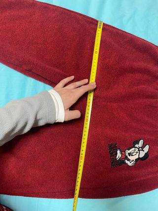 Pijama polar Minnie Mouse burdeos