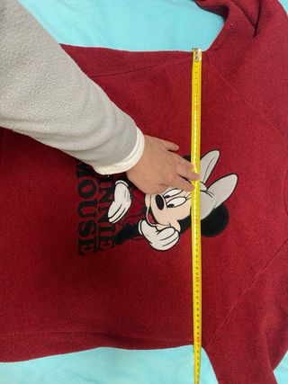 Pijama polar Minnie Mouse burdeos