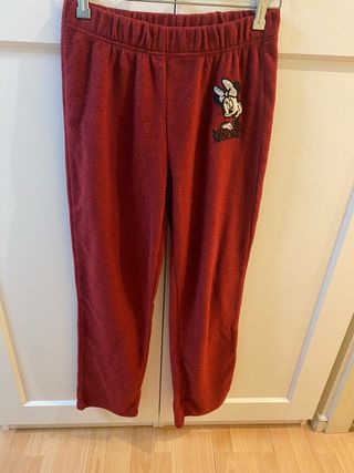 Pijama polar Minnie Mouse burdeos